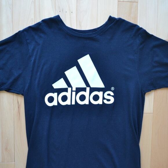 Adidas Short Sleeve T-Shirt Tee Size L - Picture 2 of 4